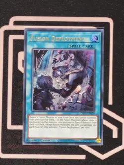 CH01-EN029 Fusion Deployment Alt Art Ultra Rare 1st Ed YUGIOH - Image 1
