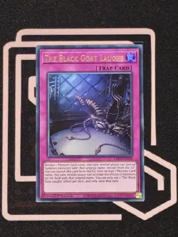 CH01-EN038 The Black Goat Laughs Ultra Rare 1st ed YUGIOH - Image 1