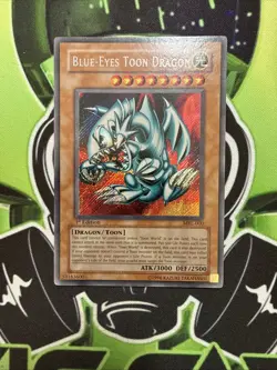 Blue-Eyes Toon Dragon mrl-000 1st Edition (LP) Secret Rare Yu-Gi-Oh! (NA) - Image 1