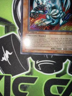 Blue-Eyes Toon Dragon mrl-000 1st Edition (LP) Secret Rare Yu-Gi-Oh! (NA) - Image 3