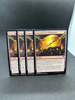 ***Experimental Synthesizer x4***Kamigawa: Neon Dynasty MTG - Image 1