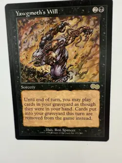 Yawgmoth's Will Urza's Saga LP Mtg Vintage Magic The Gathering Reserve List - Image 1