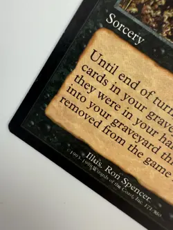 Yawgmoth's Will Urza's Saga LP Mtg Vintage Magic The Gathering Reserve List - Image 5