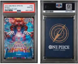 One Piece - Buggy Alt Art OP09-051 Emperors in the New World PSA 10 Gem Mint EN - Image 1