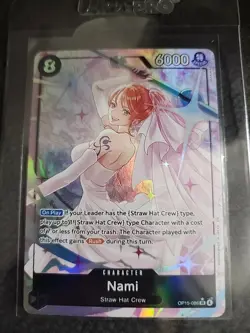 2026 One Piece TCG English OP15-086 - Nami Alt Art Parallel Wedding Texture Foil - Image 1