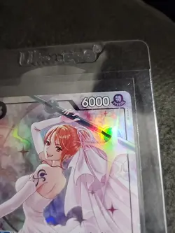 2026 One Piece TCG English OP15-086 - Nami Alt Art Parallel Wedding Texture Foil - Image 4