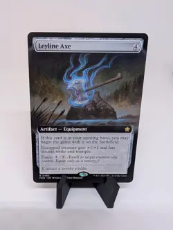 Leyline Axe (Extended Art) MTG Foundations Regular - NM - Image 1