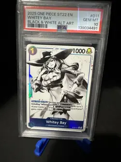One Piece - Ace & Newgate Deck - Whitey Bay ST22-011 Black & White - PSA 10 - Image 1