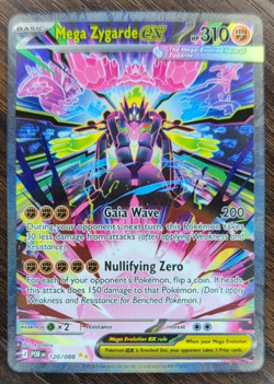Mega Zygarde EX Perfect Order SIR 120/088 Pokemon Card TCG NM - Image 1