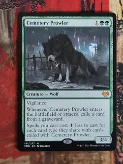 MTG Card: Cemetery Prowler (Innistrad: Crimson Vow) - Image 1