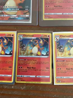 2 Charizard - (Cracked Ice Holo) 025/185, 2 Base 1 Charizard Gx 9/68 5 Card - Image 3