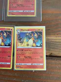 2 Charizard - (Cracked Ice Holo) 025/185, 2 Base 1 Charizard Gx 9/68 5 Card - Image 4