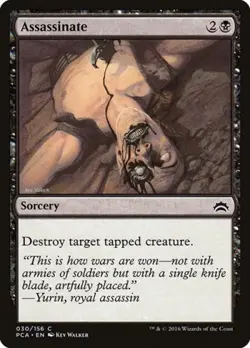 Assassinate - Medium Play MTG Planechase Anthology - Image 1