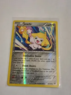 Jirachi 42/108 Pokemon Card XY Roaring Skies Rare Reverse Holo Foil TCG - Image 1