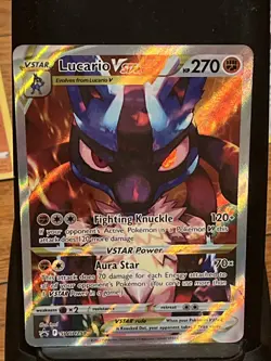Pokemon TCG Lucario Lot VSTAR Black Star Promo Card SWSH29 63 and 79 - Image 2