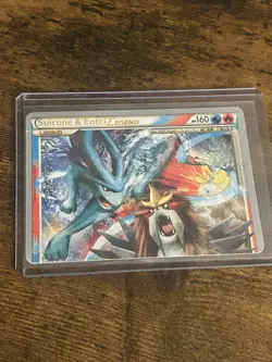 Suicune & Entei Legend 2011 World Championship 94 95/95 Pair Promo Pokemon Cards - Image 3