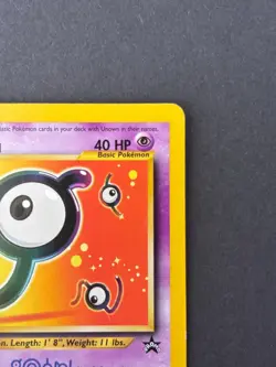 Unown J #38 Black Star Promo - WOTC Vintage 2001 - Rare Pokemon Card - LP - Image 5