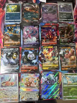 Pokemon 16 Card Lot nm V Max Mega SR Amazing Ex HOLO Rare Hits Only D45 - Image 1