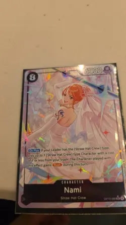 One Piece CCG Nami OP15-086 Foil Character Card 6000 Power 8 Cost - Image 1