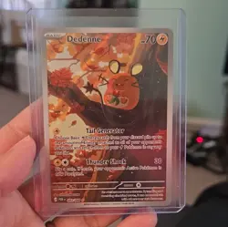 Pokemon TCG Dedenne 093/088 Illustration Rare Holo Basic Card 2016 6+ Thunder - Image 1