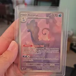 Pokemon Aurorus 092/088 POR Stage 2 170 HP Tundra Wall Freezing Chill Card - Image 1