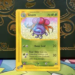 Gloom 78/165 Non-Holo Expedition Pokemon Card LP - Image 1