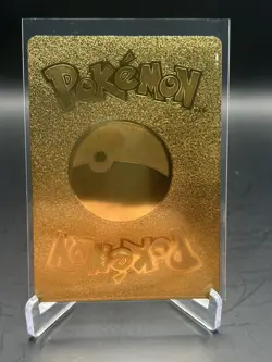 Pokemon Gold Foil Fan Art - Pikachu VMAX #044/185 - Rainbow Gold Card P2 - Image 2