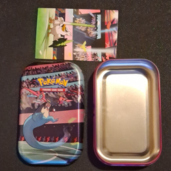 Pokemon TCG Galar Power Mini Tin Dragapult & Galarian Sirfetch'd Card Storage - Image 1