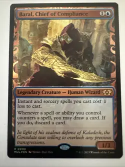 1x MTG Baral, Chief of Compliance (Foil) - MoM: Multiverse Legends (MUL) #8 - Image 1