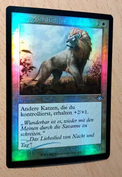Mtg Magic: # FOIL # Konig des Rudels / King of the Pride, DEUTSCH, Katzen Lord - Image 1