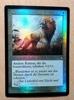 Mtg Magic: # FOIL # Konig des Rudels / King of the Pride, DEUTSCH, Katzen Lord - Image 3
