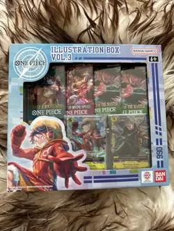 Bandai Namco One Piece Card Game Illustration Box Vol.3 Booster + Promo - Image 1