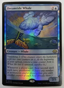MTG - Dreamtide Whale - Foil - MH3 0059 - Modern Horizons 3 - Rare - Magic - Image 1