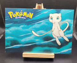 1999 Pokemon The First Movie 1 of 3 Warner Bros. Post Card Mew Art PL-NM - Image 1