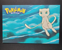 1999 Pokemon The First Movie 1 of 3 Warner Bros. Post Card Mew Art PL-NM - Image 3