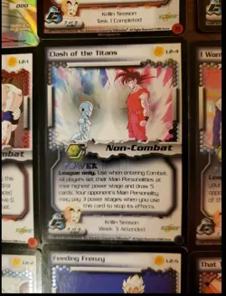 Dragon Ball Z, CCG, Score, Season Two League, 8 Card Lot Krillin NEAR COMPLETE - Image 5