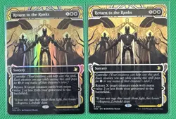 MTG Strixhaven Rare 6 Card Lot Borderless- Return To The Ranks Deflecting Palm - Image 2