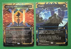 MTG Strixhaven Rare 6 Card Lot Borderless- Return To The Ranks Deflecting Palm - Image 4