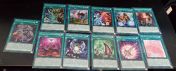 LOT OF 11 X YUGIOH CARDS ALL MP23 AND 1ST EDITION (G) - Image 1