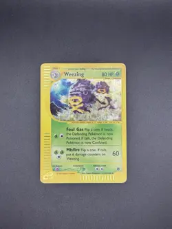 Pokemon Cards Weezing 32/165 Expedition Holo - Image 1