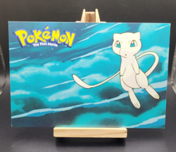 1999 Pokemon The First Movie 1 of 3 Warner Bros. Post Card Mew Art PL-NM - Image 1