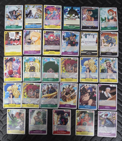 Bandai One Piece Card Game OP03 English Lot 29 Cards Nami Cavendish Pudding - Image 1