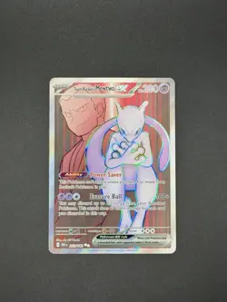 Pokemon Cards Team Rockets Mewtwo Ex 213/182 Destined Rivals - Image 1
