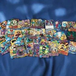 Super Dragon Ball Heroes 50 Card Lot Holos Cardass Mixed Set Japanese Bandai #8 - Image 1