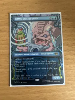 Krang, Master Mind Showcase FOIL single card NM TMNT Magic the Gathering MTG - Image 1