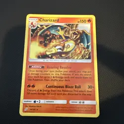 Pokemon TCG Sun Moon non holo Charizard 14/181 Regular Rare Card NM - Image 1