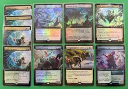 MTG Strixhaven Rare 10 Card Lot Foil Extended Art- Pensive Professor Harmonized - Image 1
