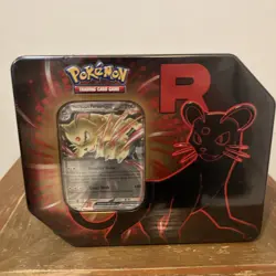 Pokemon TCG - Team Rocket Tin - Persian (5 Packs & Promo Card) - New & Sealed - Image 2