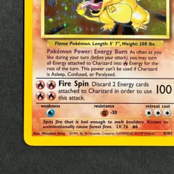 Charizard 4/102 Base Set Holo Rare Pokemon Card - Image 5