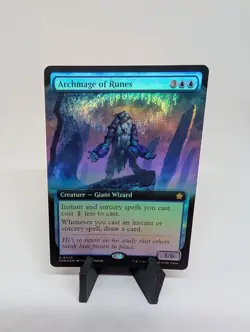 Archmage of Runes (Extended Art) MTG Foundations Foil - NM - Image 1